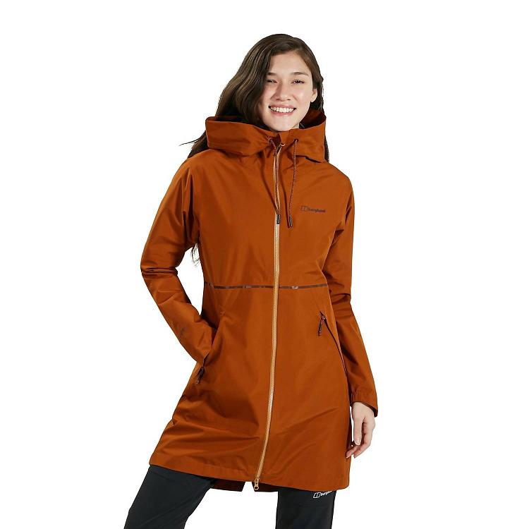 Dámska Nepremokavá Bunda Berghaus Gore Tex Rothley Hnede Slovensko 4395AKBVJ